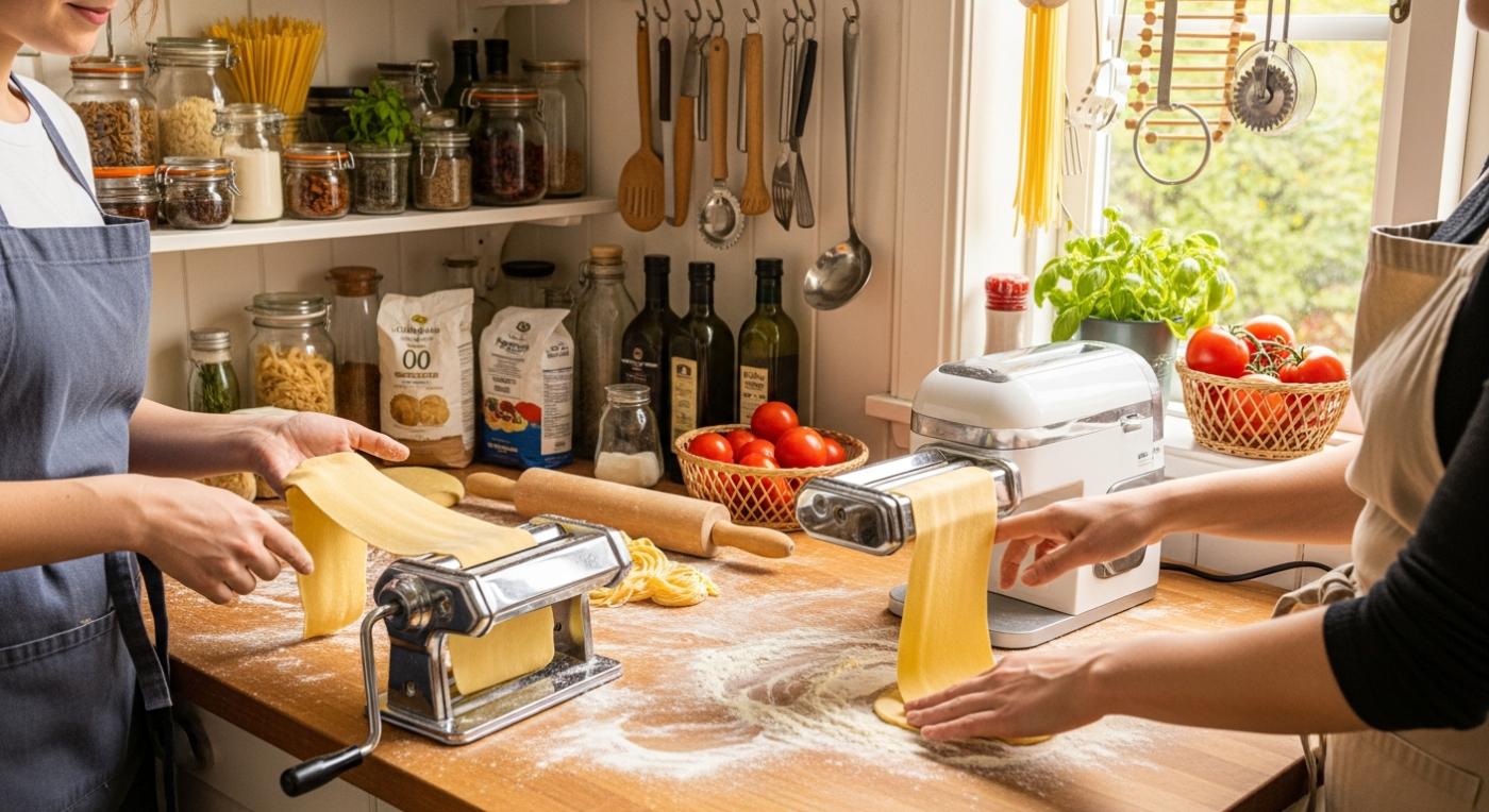 Laminoir à pâtes : comment choisir entre manuel et électrique selon son usage