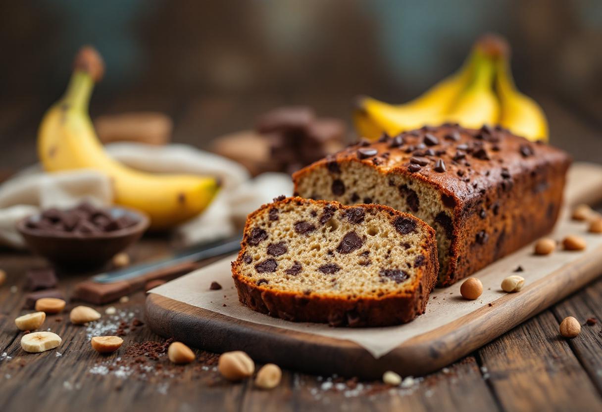 Banana bread chocolat moelleux et croquant : la recette incontournable